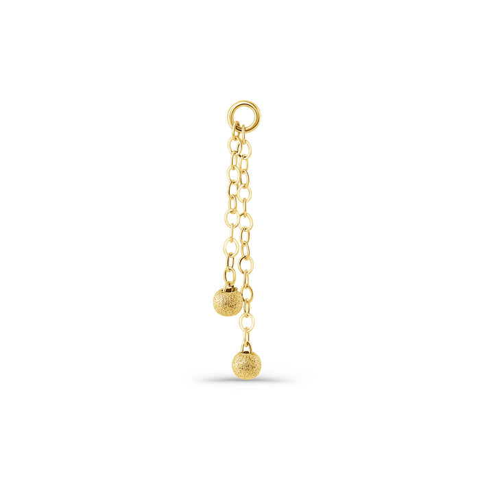 Cable Chain with Sandblasted Balls