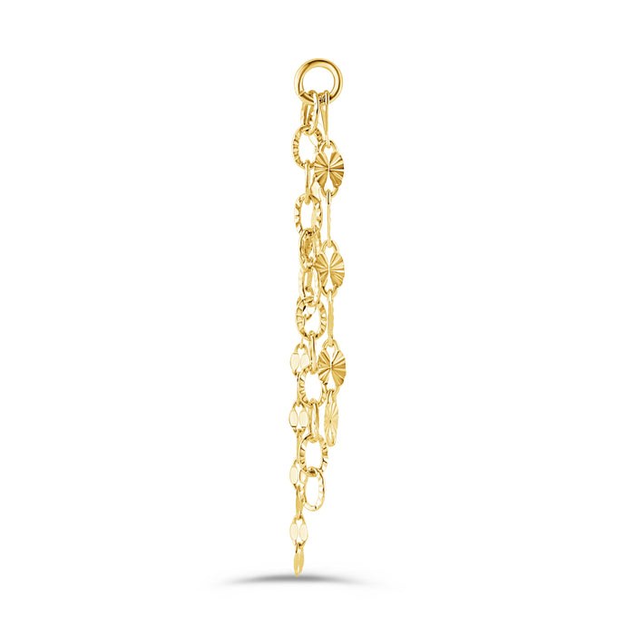 Tile + Diamond Cut Link + Starburst Chain