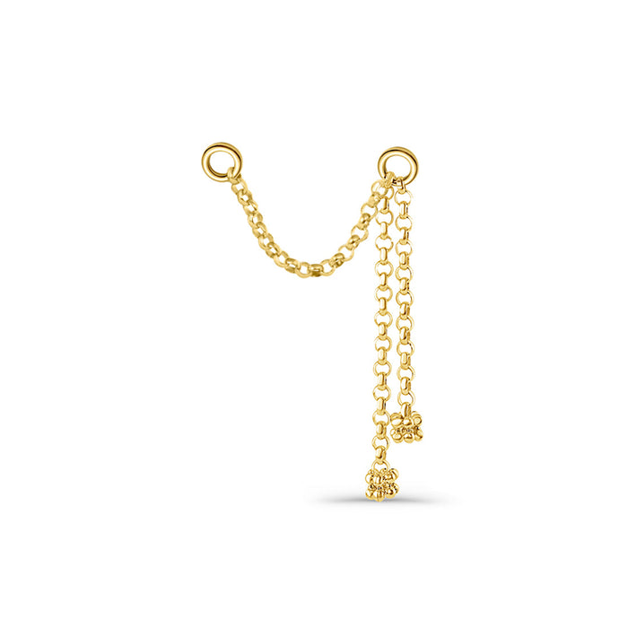 Triple Rolo Chain with Beads