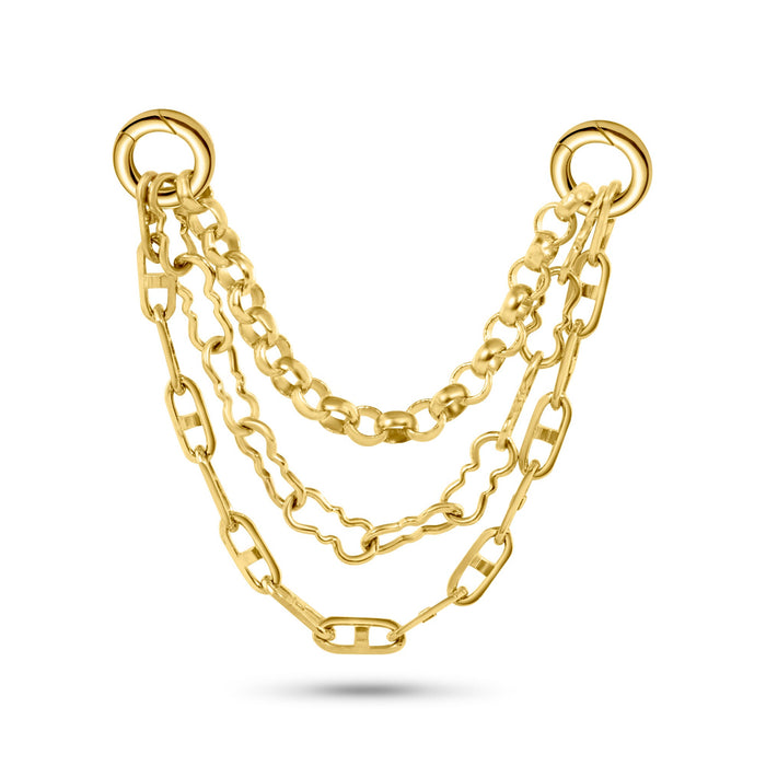 Rolo + Razor + Mariner Stacked Chain