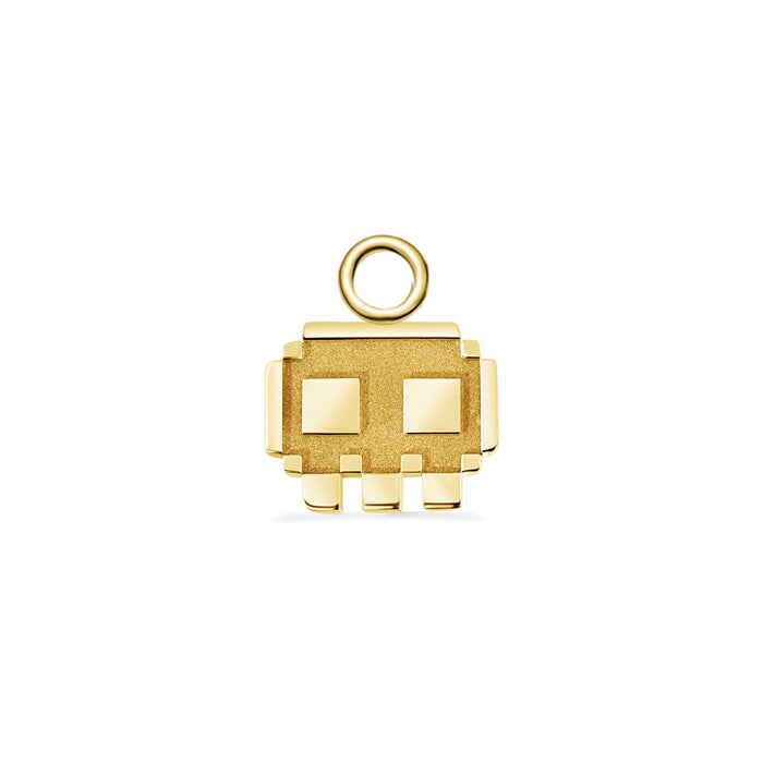 Pixel Skull Charm
