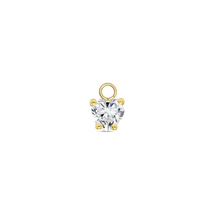 Heart Prong Charm