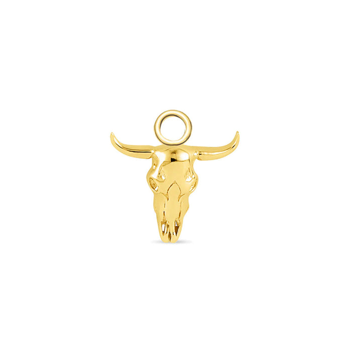 Buckaroo Skull Charm