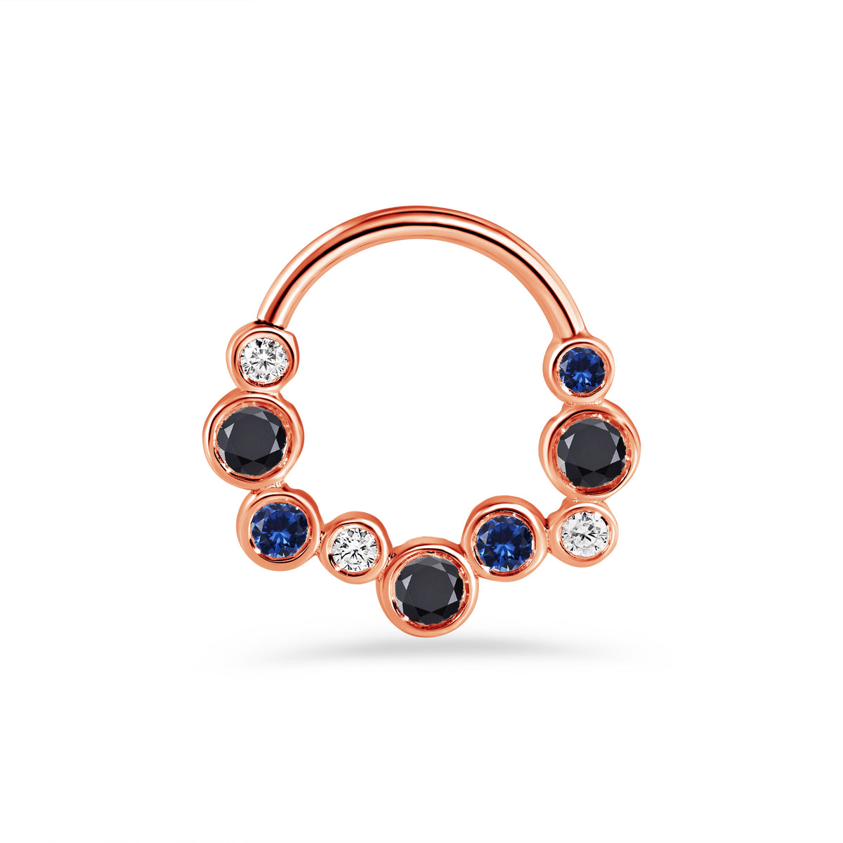 Bubble Bezel Seamless Ring