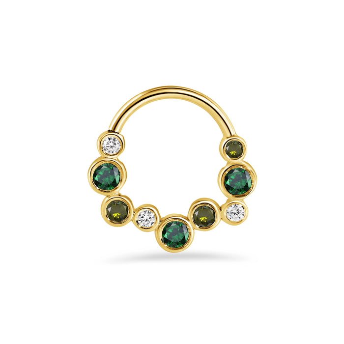 Bubble Bezel Seamless Ring