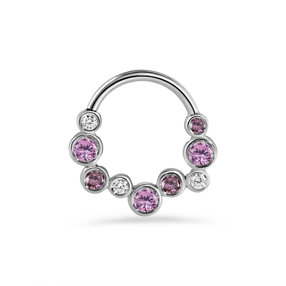 Bubble Bezel Seamless Ring