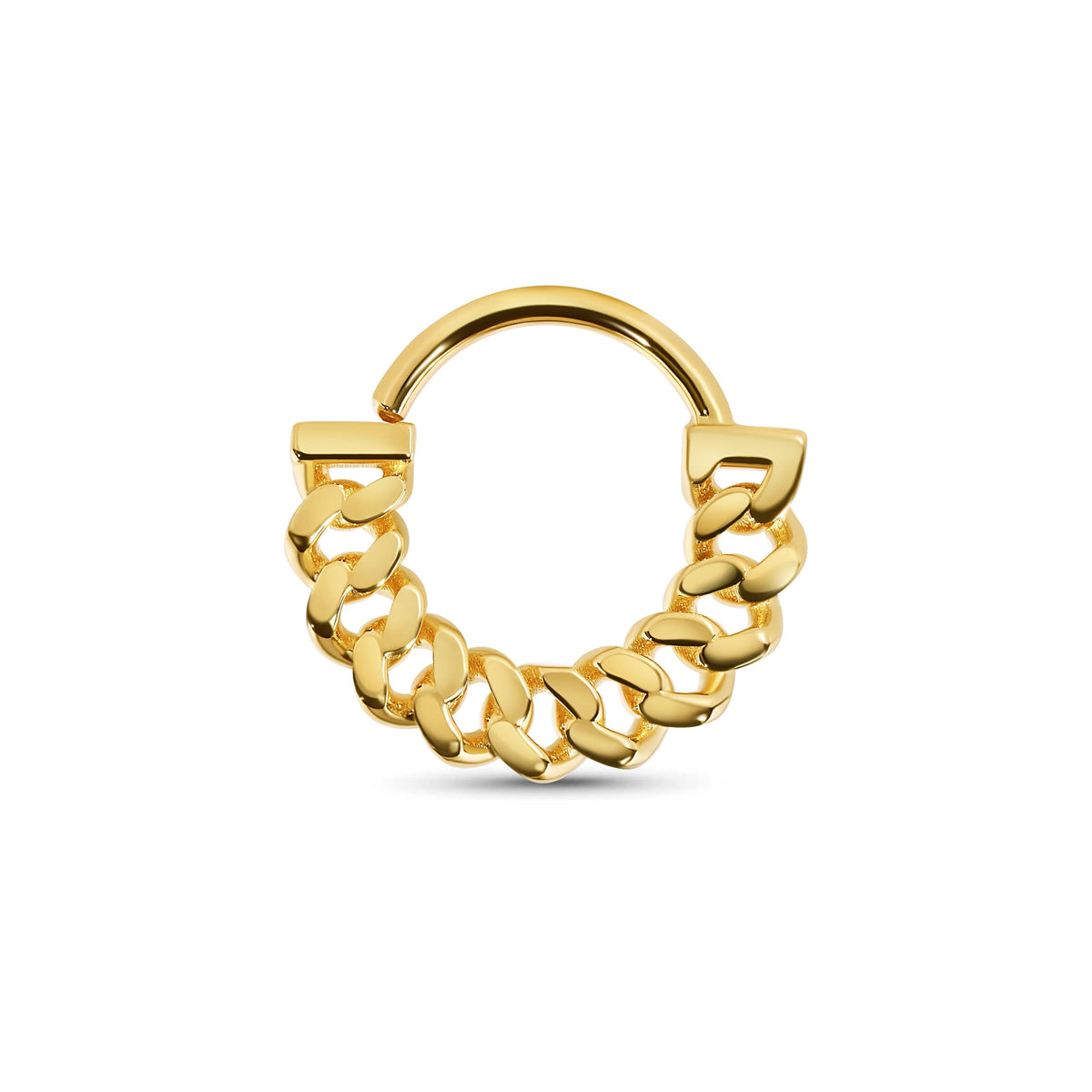 Cuban Forward Facing Seamless Ring