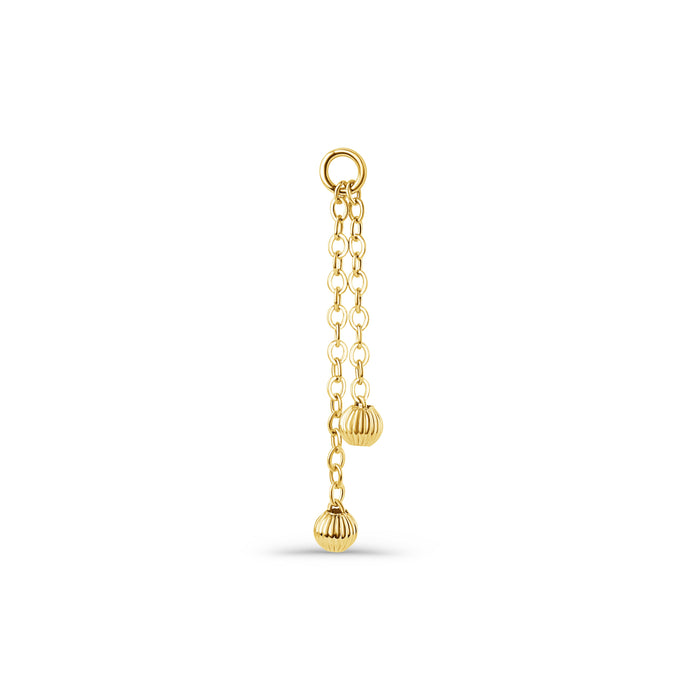 Cable Chain with Diamond-Cut Balls