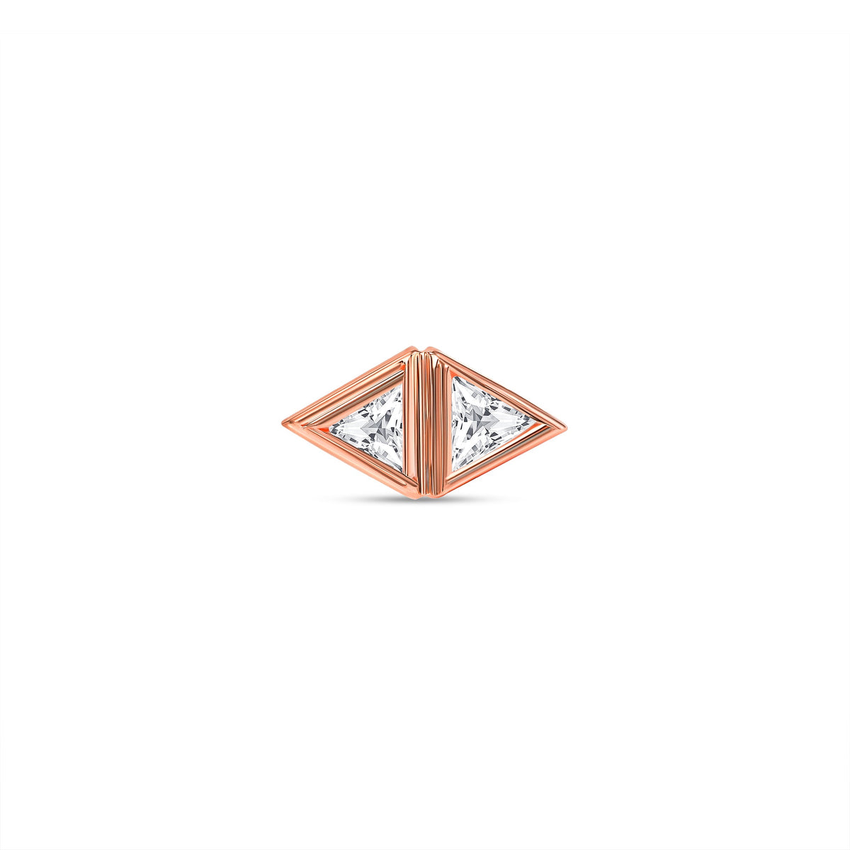 Double Triangle Bezel End