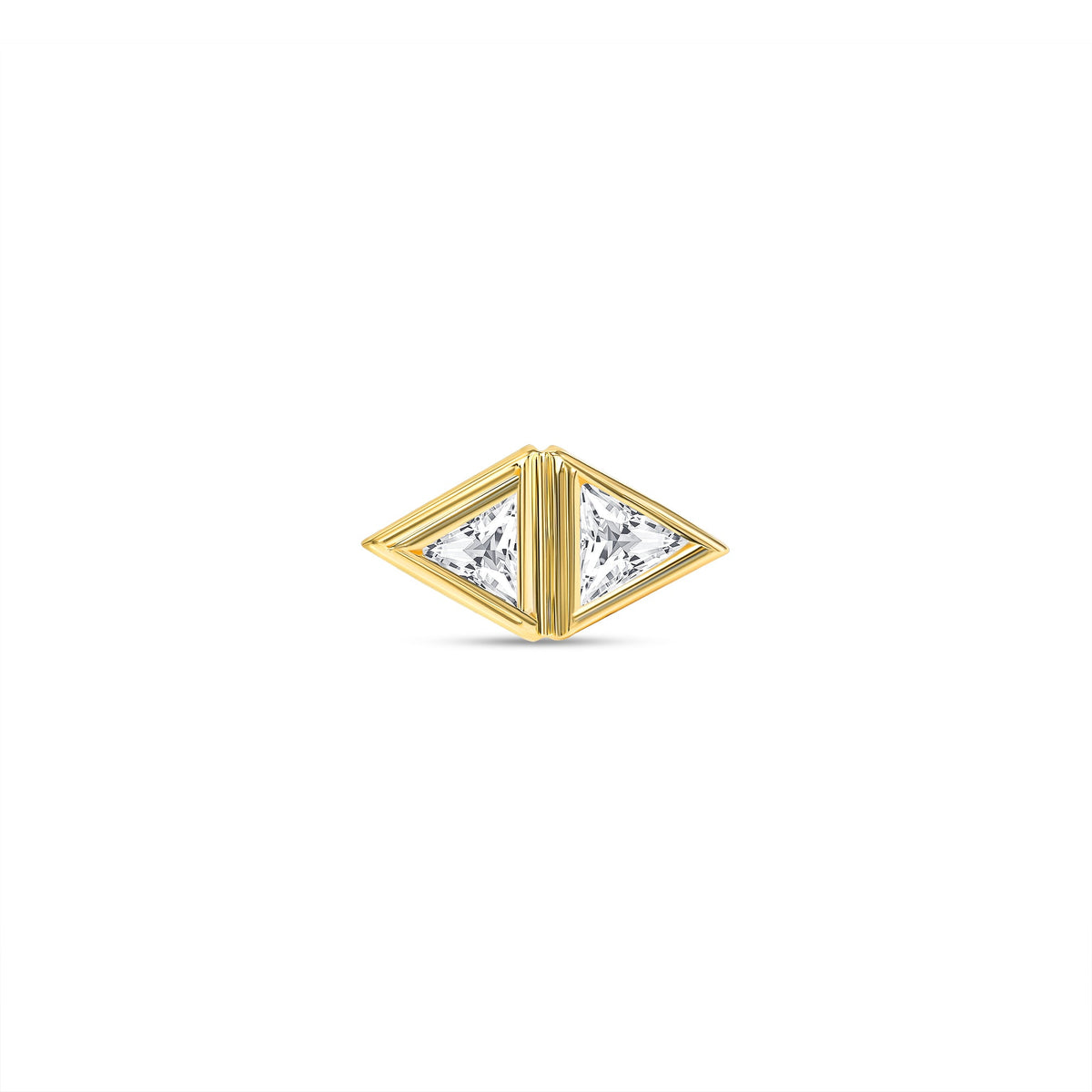 Double Triangle Bezel End