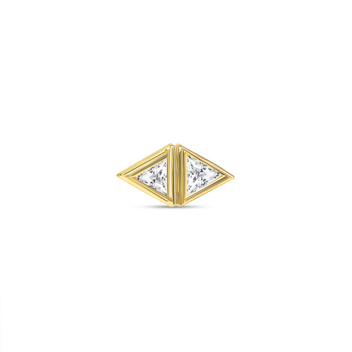 Double Triangle Bezel End