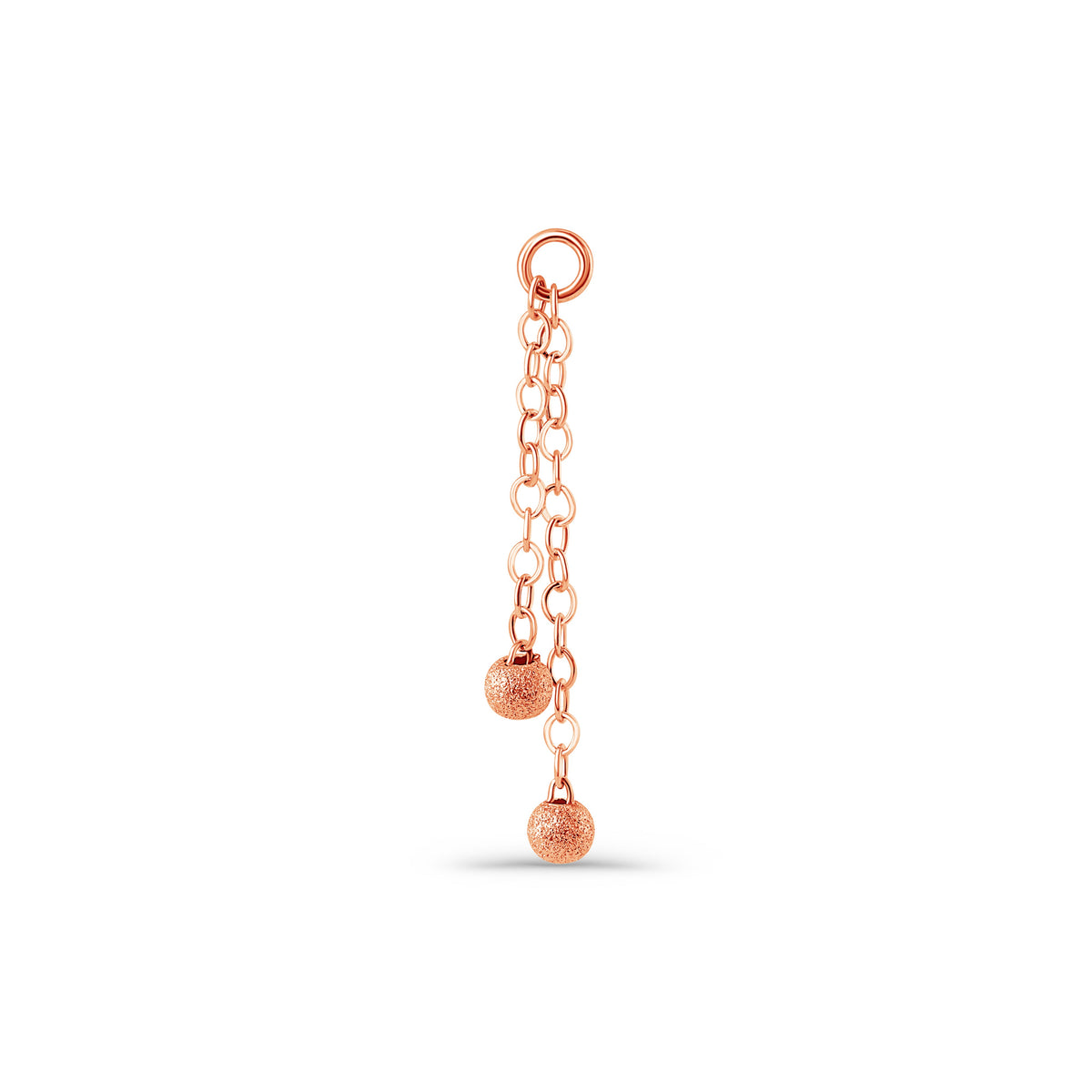 Cable Chain with Sandblasted Balls
