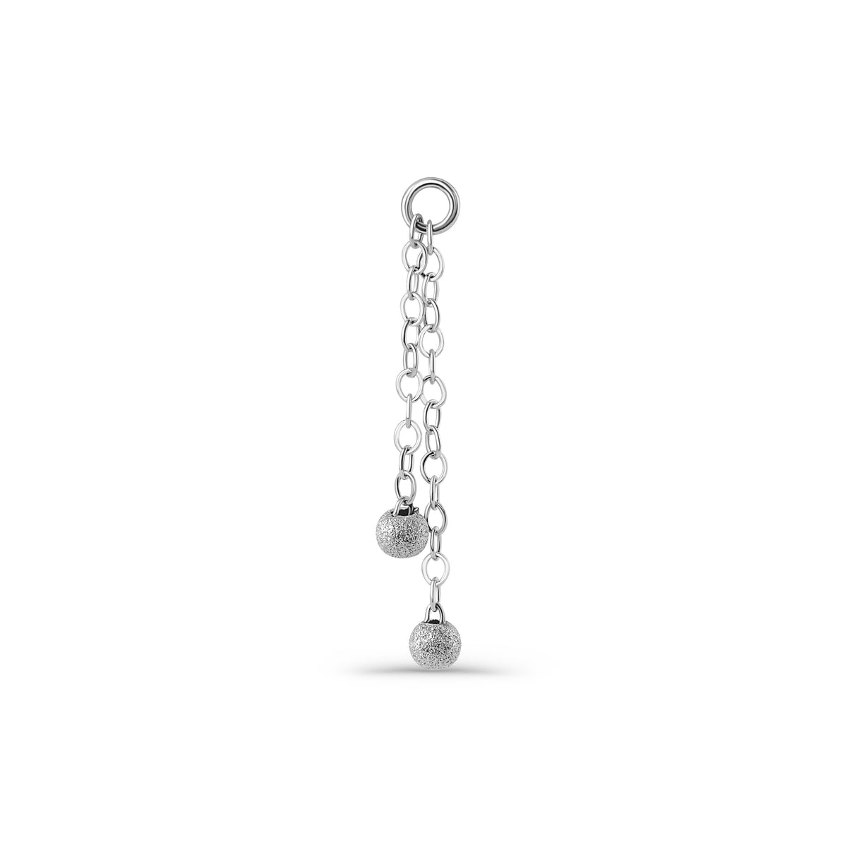 Cable Chain with Sandblasted Balls