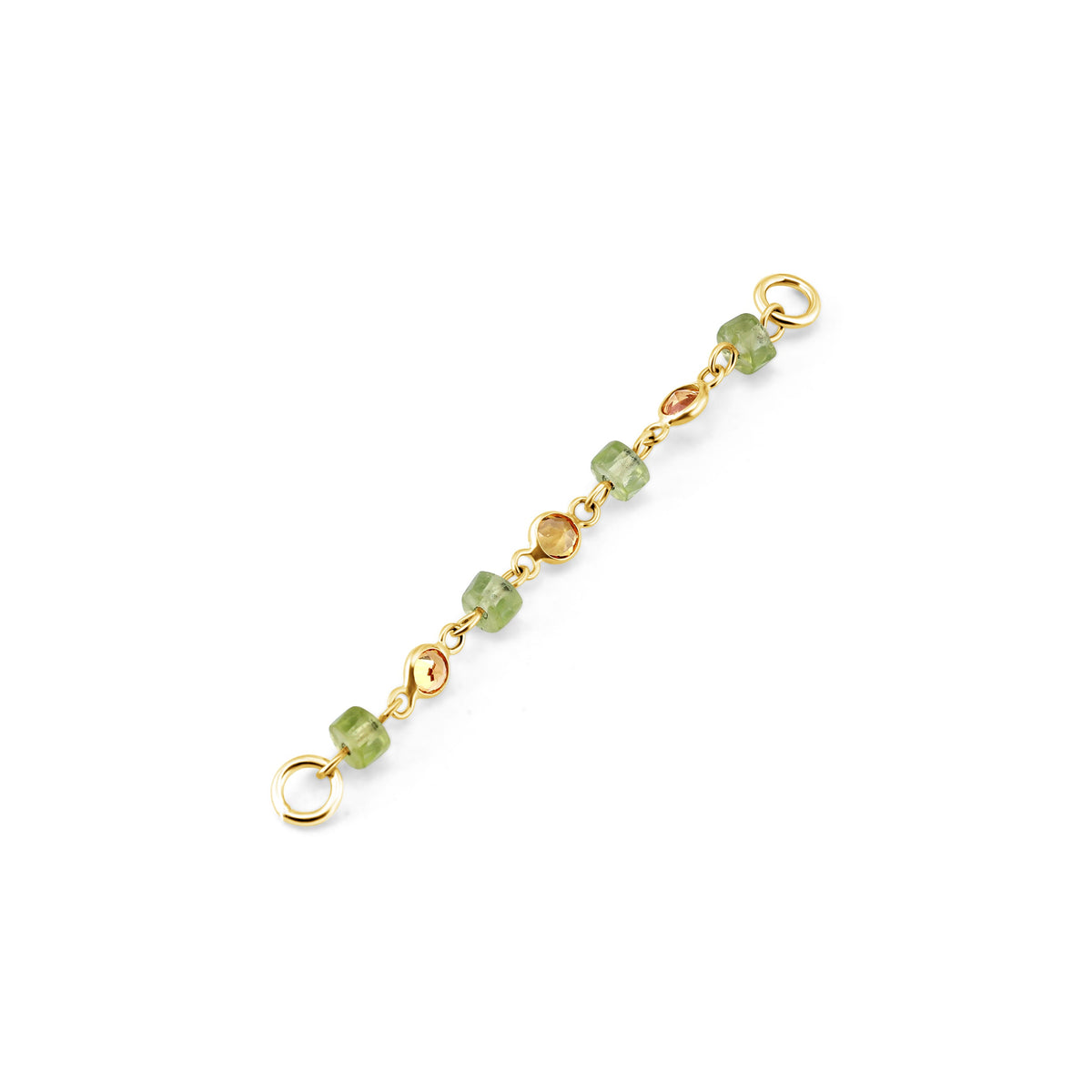 Peridot and Citrine Chain