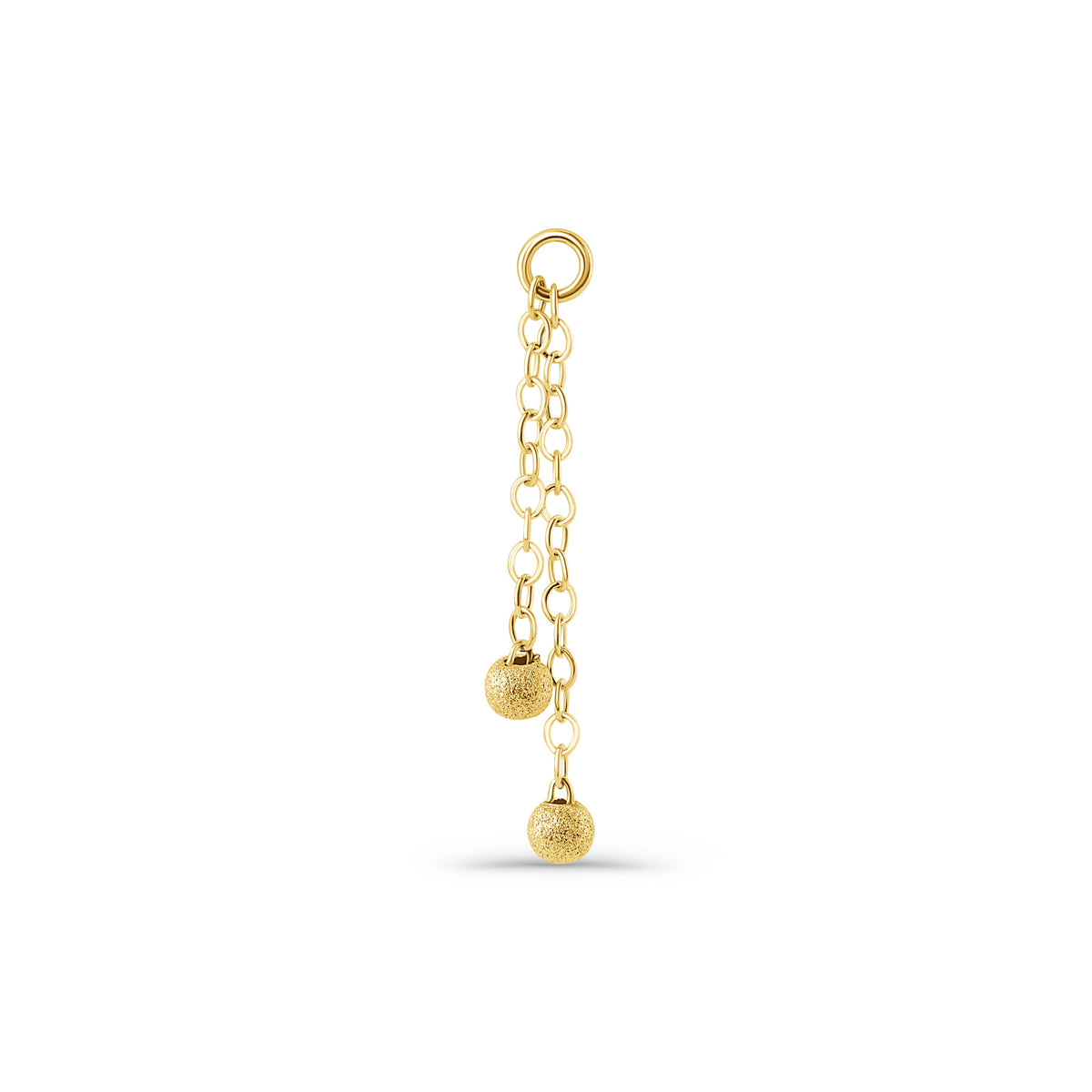 Cable Chain with Sandblasted Balls