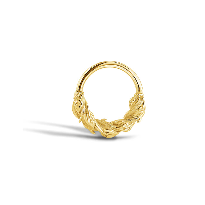 Sandblasted Thorns Seamless Ring
