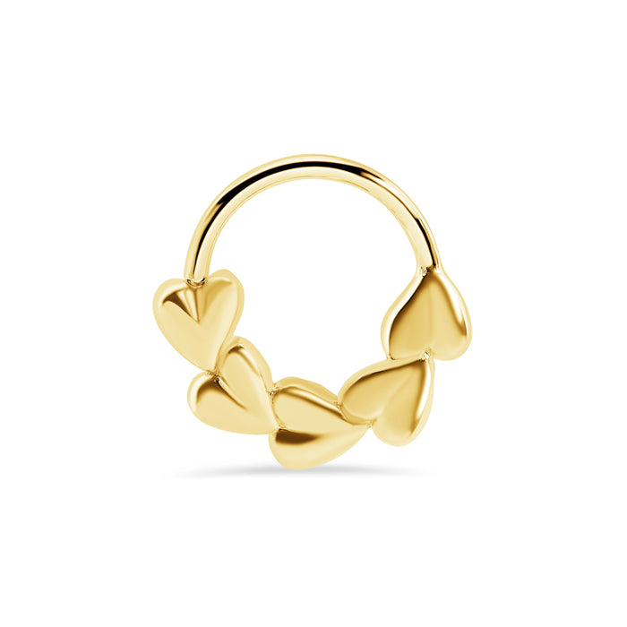 Puffy Hearts Seamless Ring