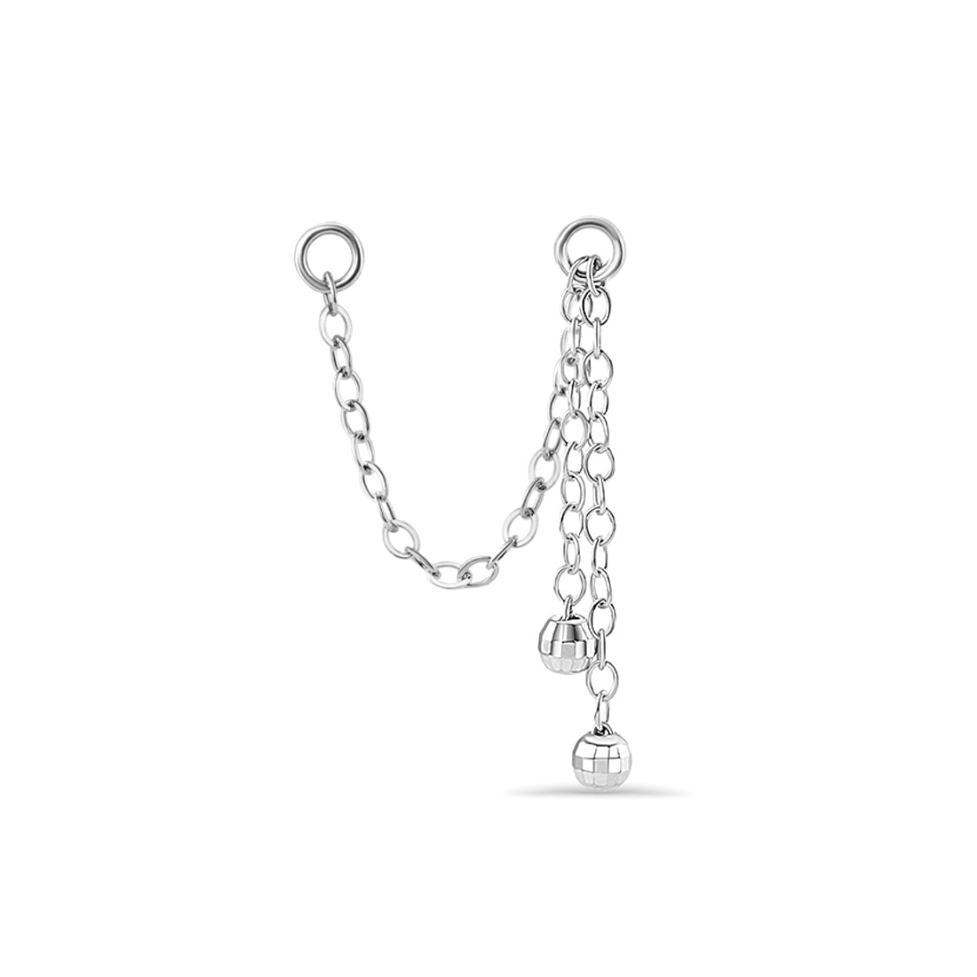 Triple Cable Chain with Disco Balls