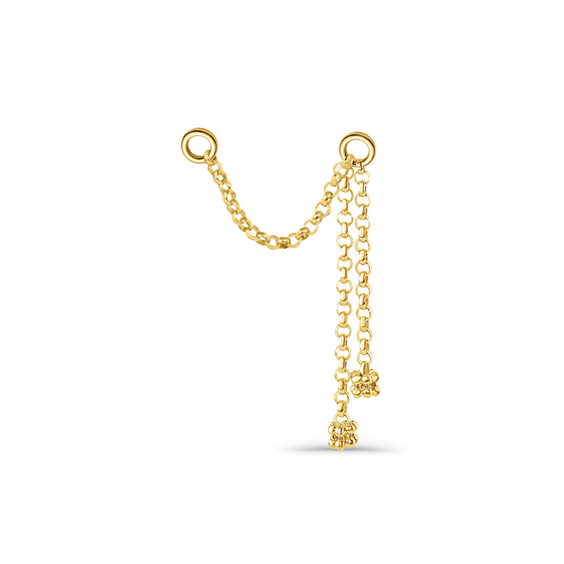 Triple Rolo Chain with Beads