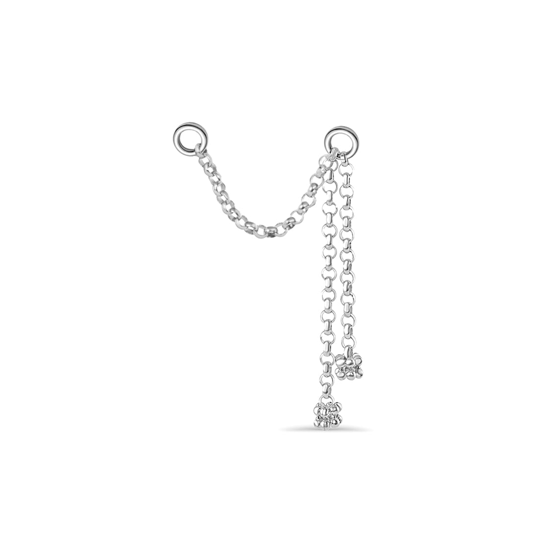 Triple Rolo Chain with Beads