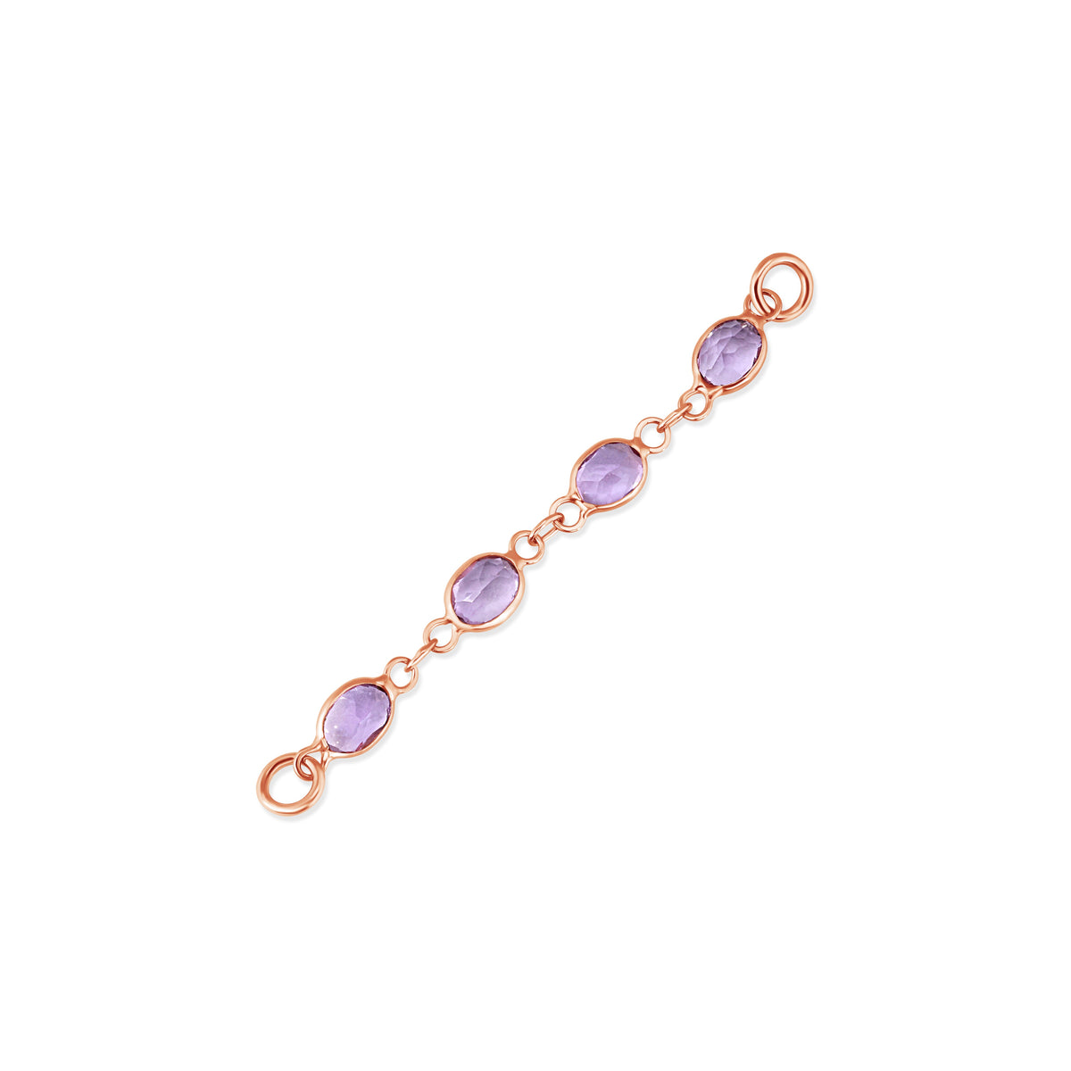 Oval Amethyst Chain