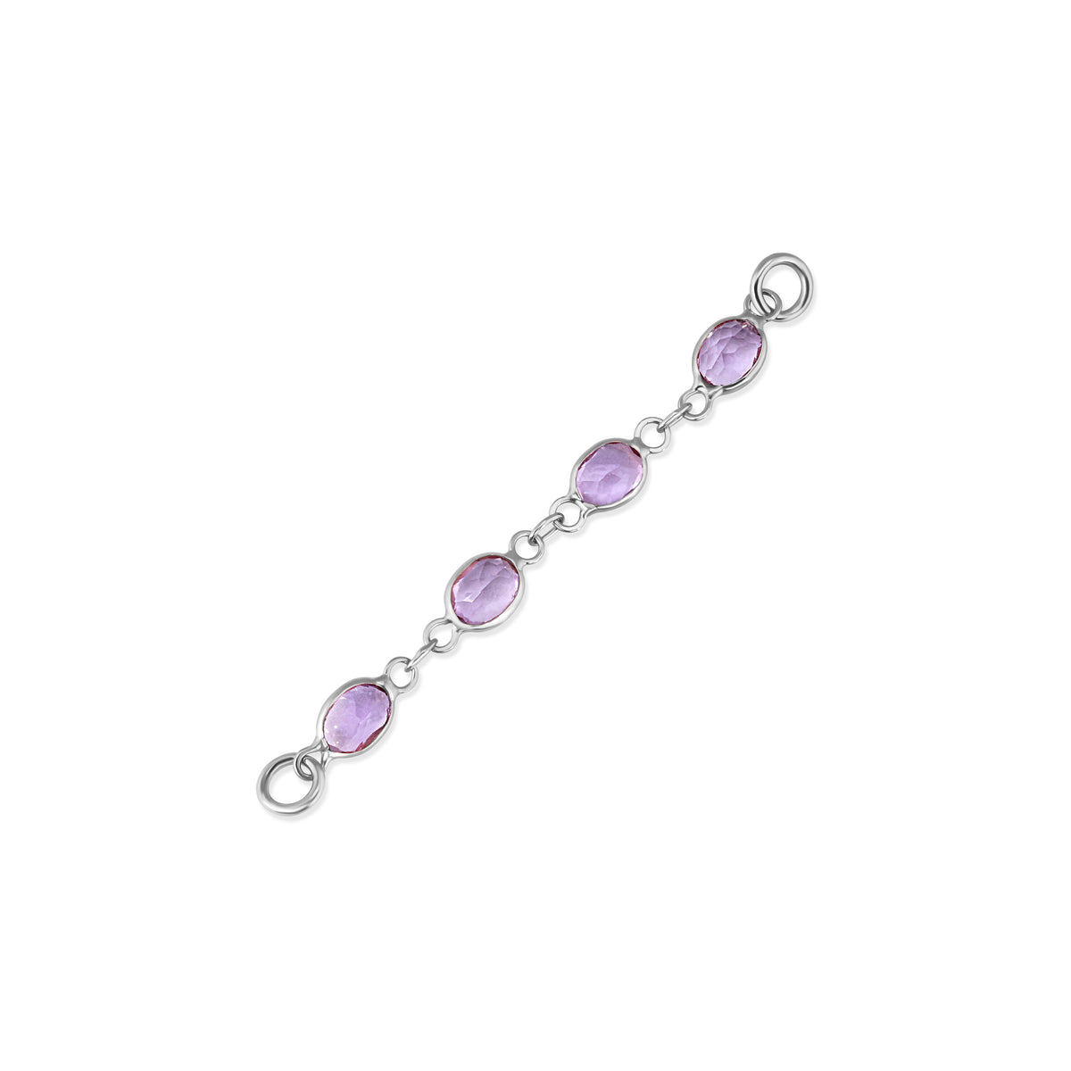 Oval Amethyst Chain