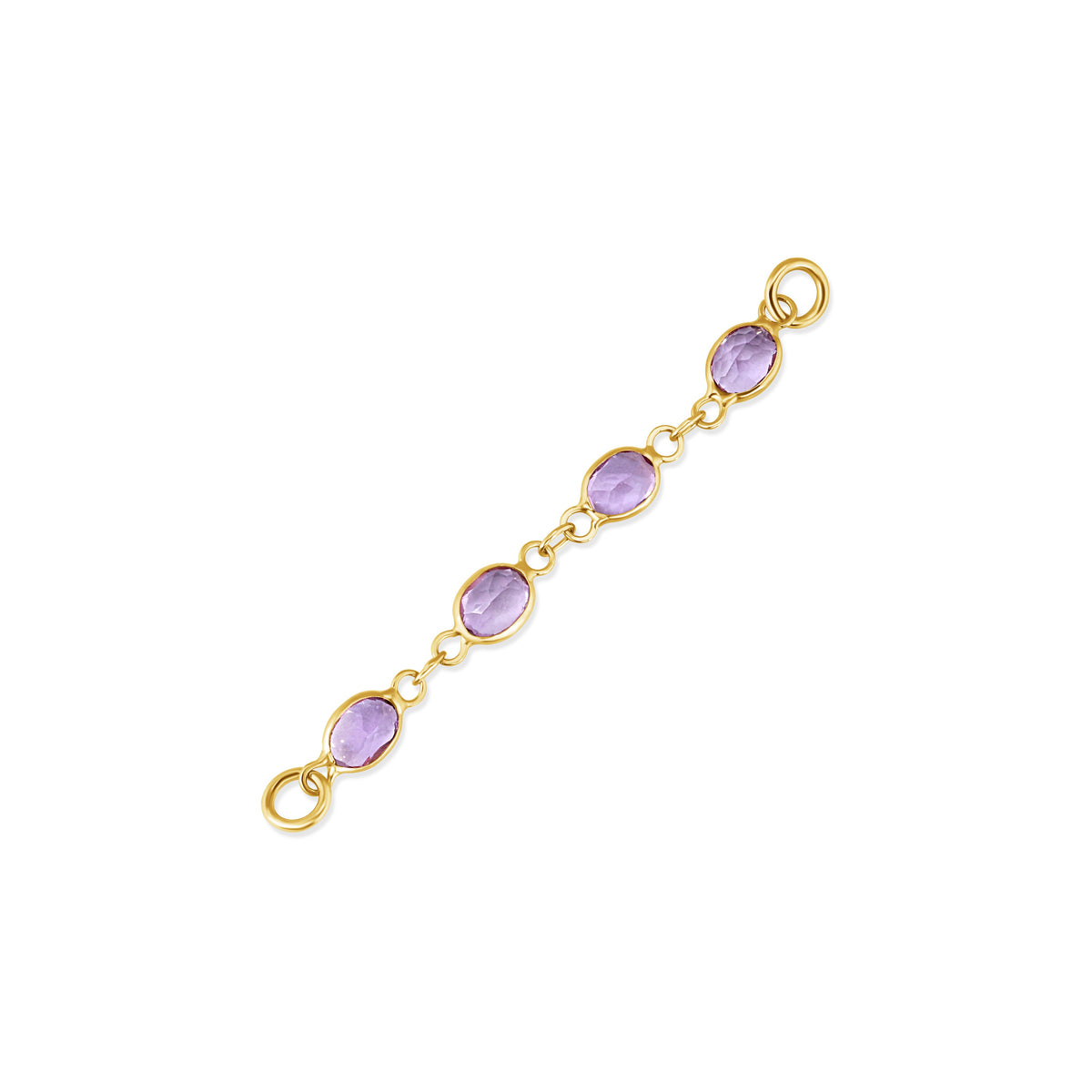 Oval Amethyst Chain