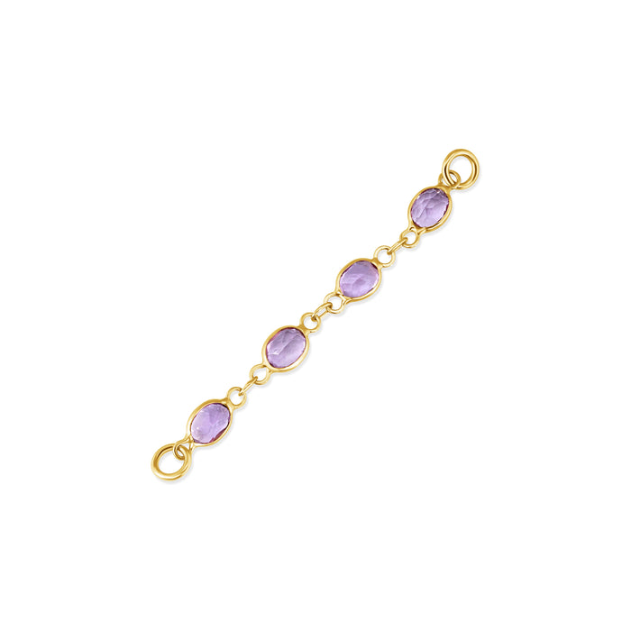 Oval Amethyst Chain