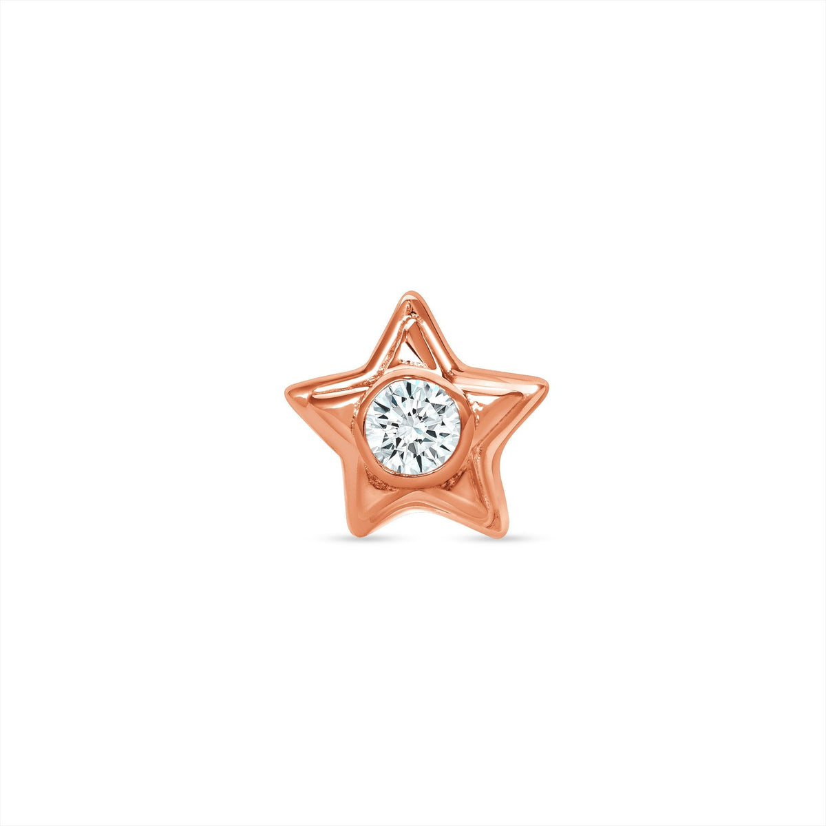 Rounded Star with Gem End