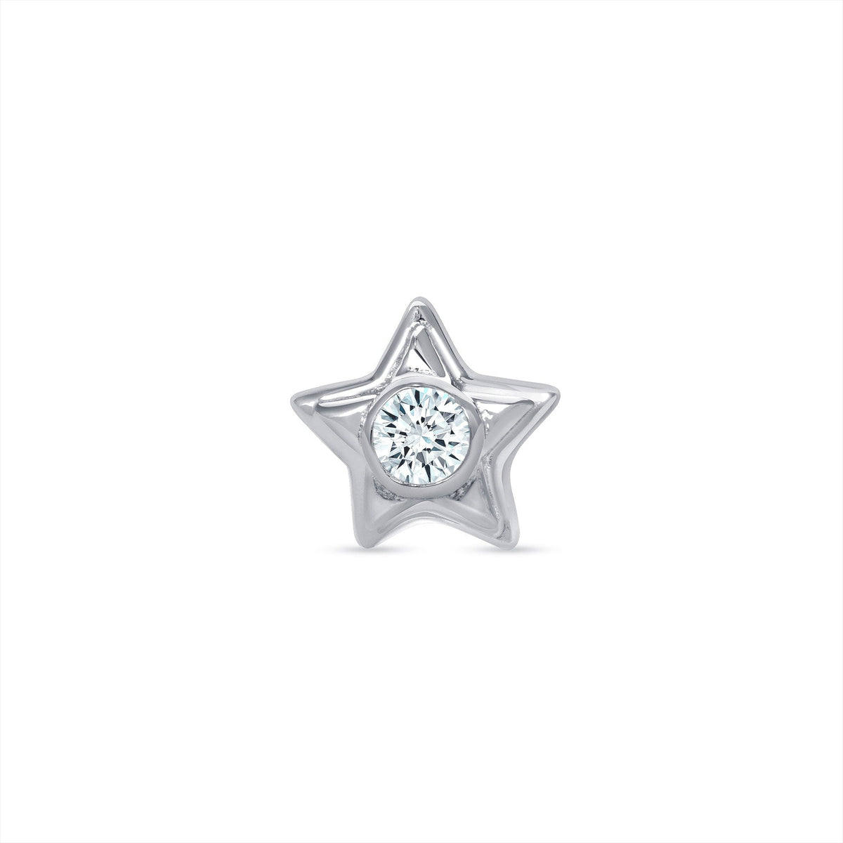 Rounded Star with Gem End