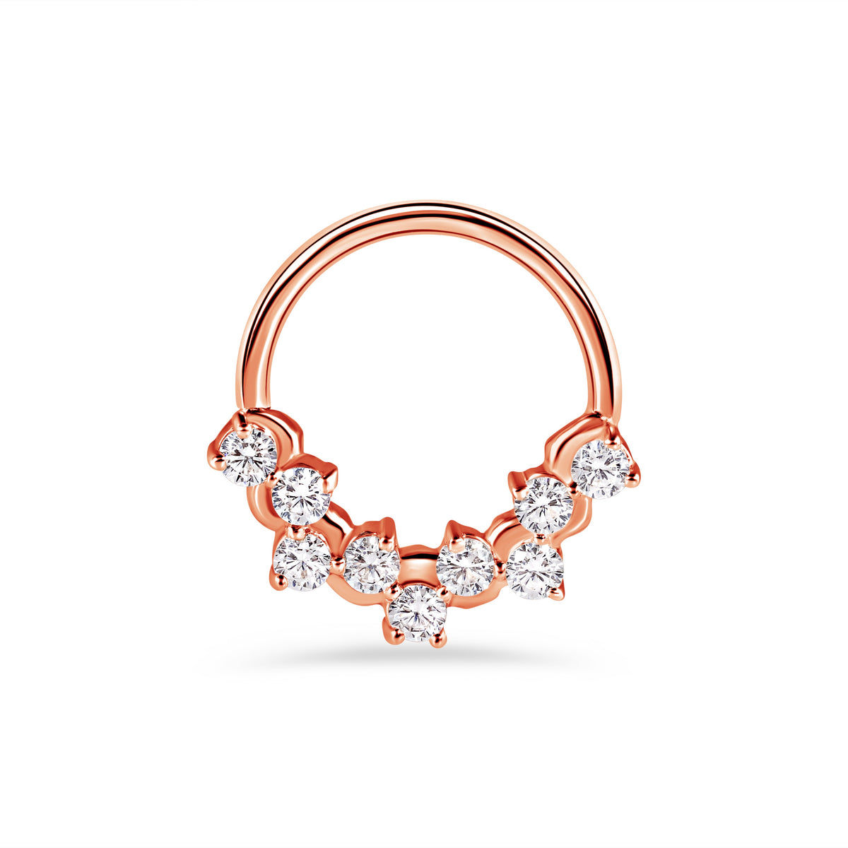 Bubble Prong Seamless Ring