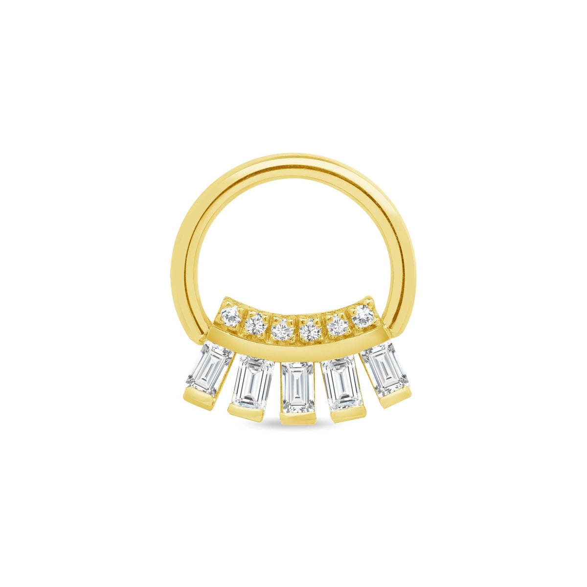 Baguette Beauty Seamless Ring