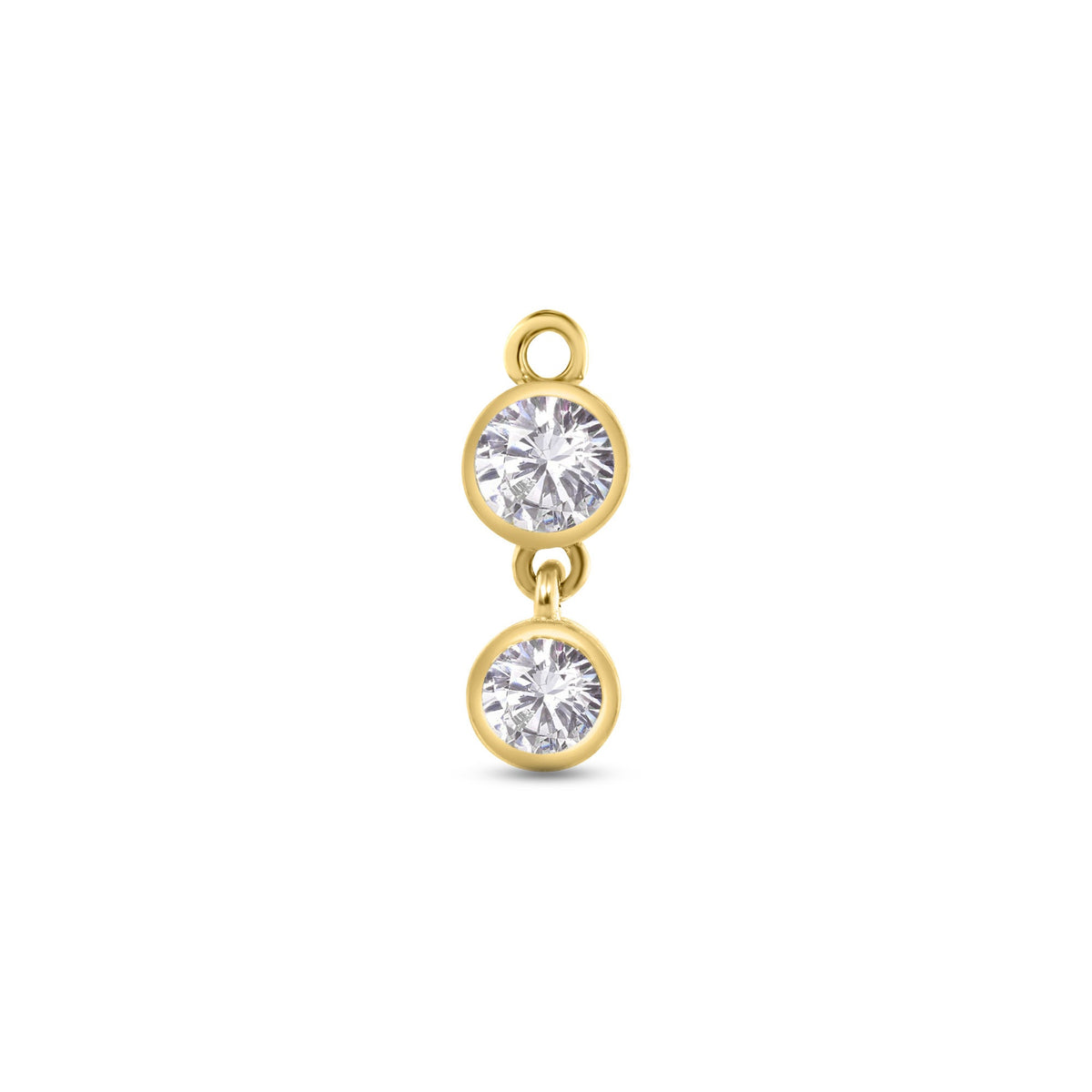 2 Bezel Charm