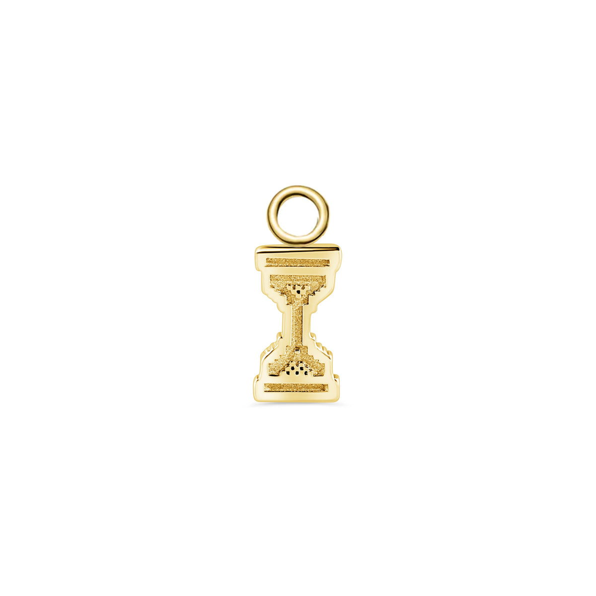Pixel Hourglass Charm