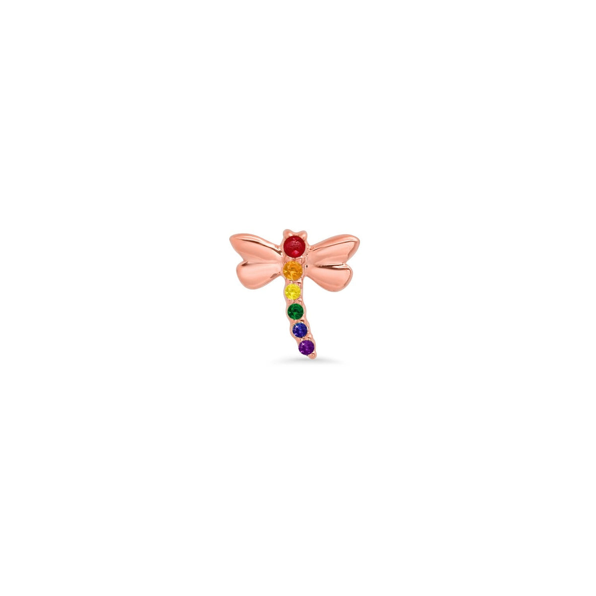 Pride Dragonfly with Gems End