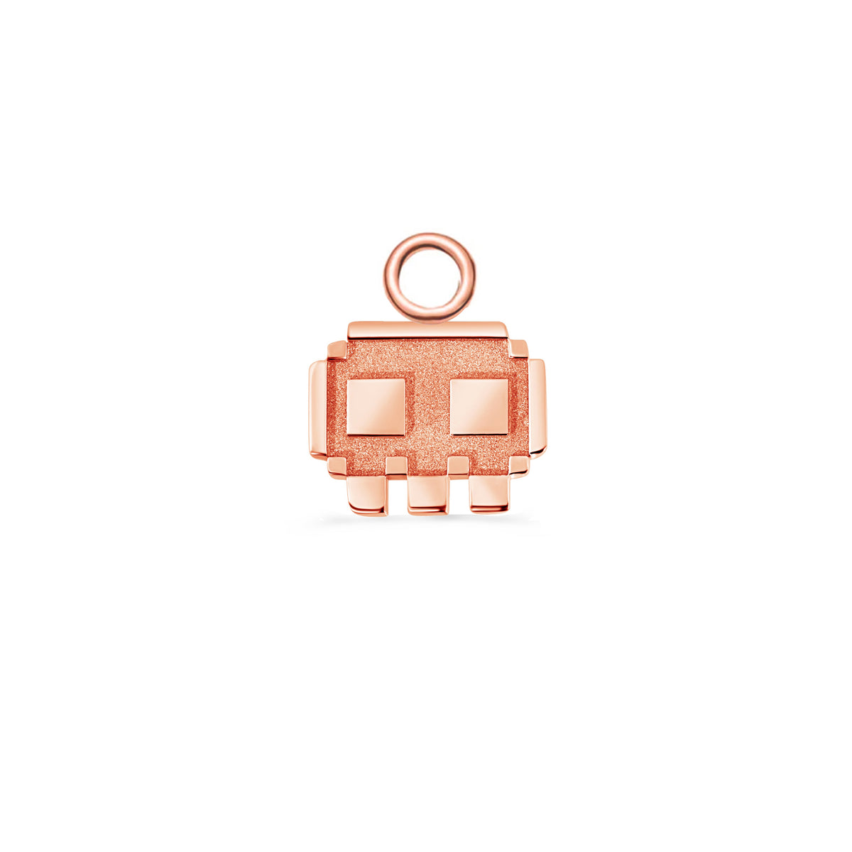 Pixel Skull Charm