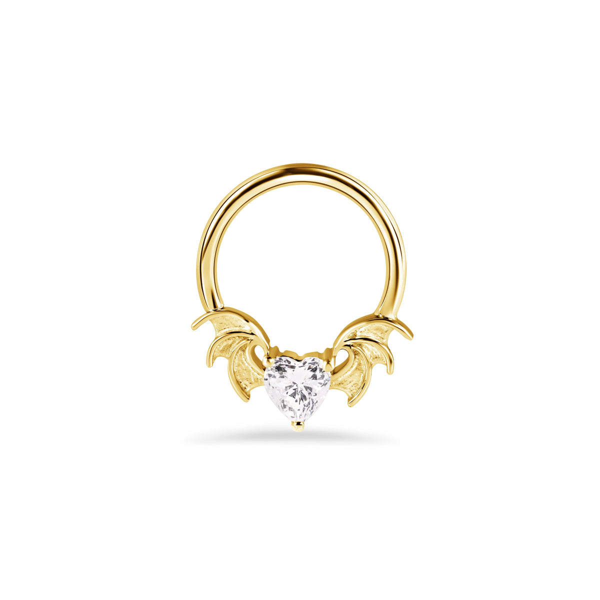 Heart Bat Seamless Ring