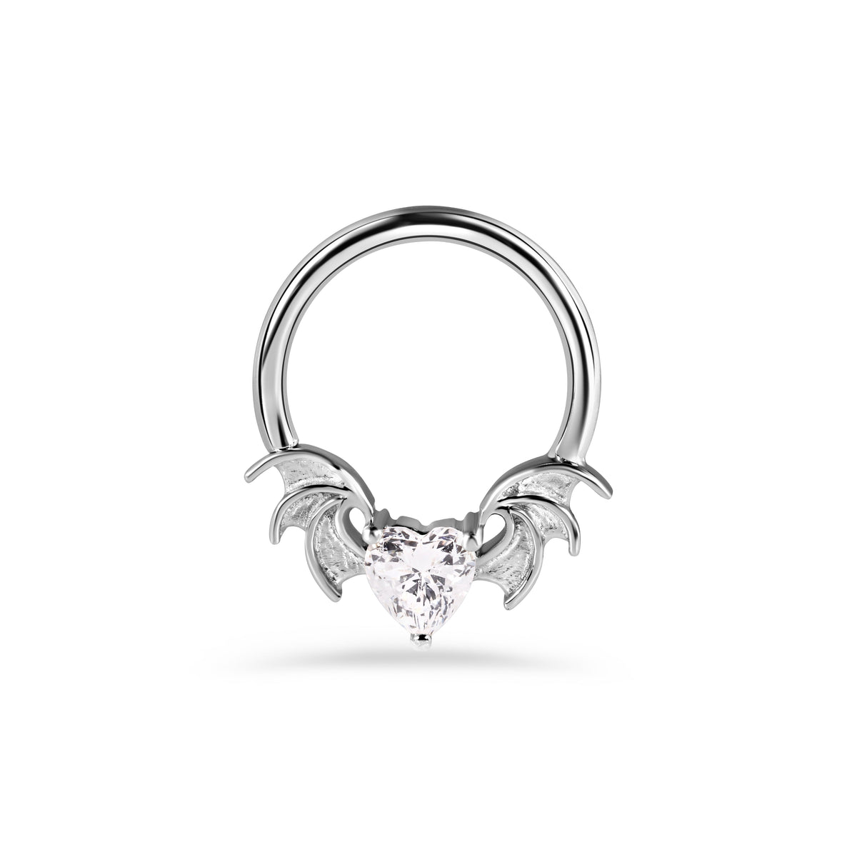 Heart Bat Seamless Ring