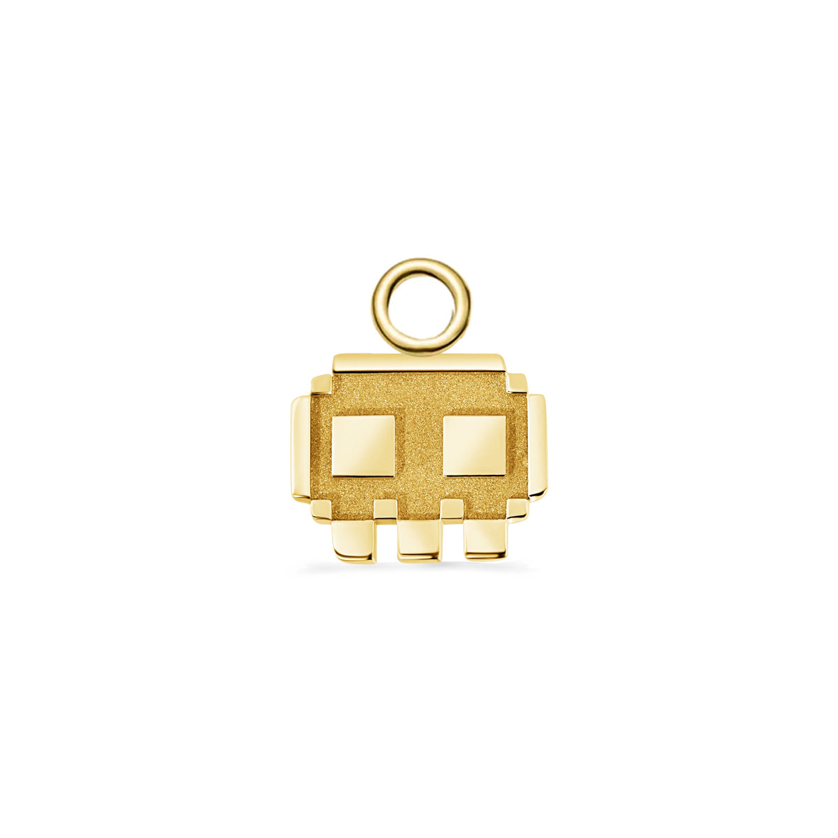 Pixel Skull Charm