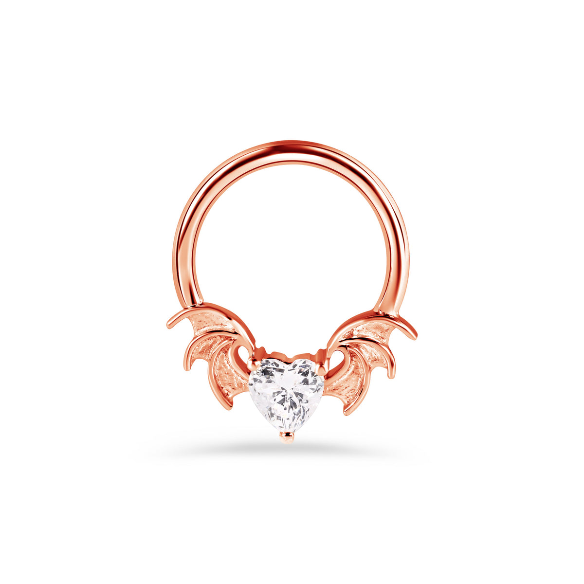 Heart Bat Seamless Ring
