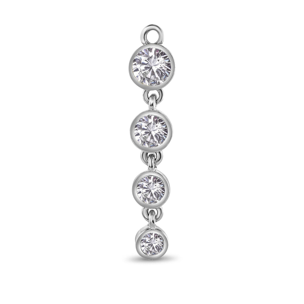 4 Bezel Charm