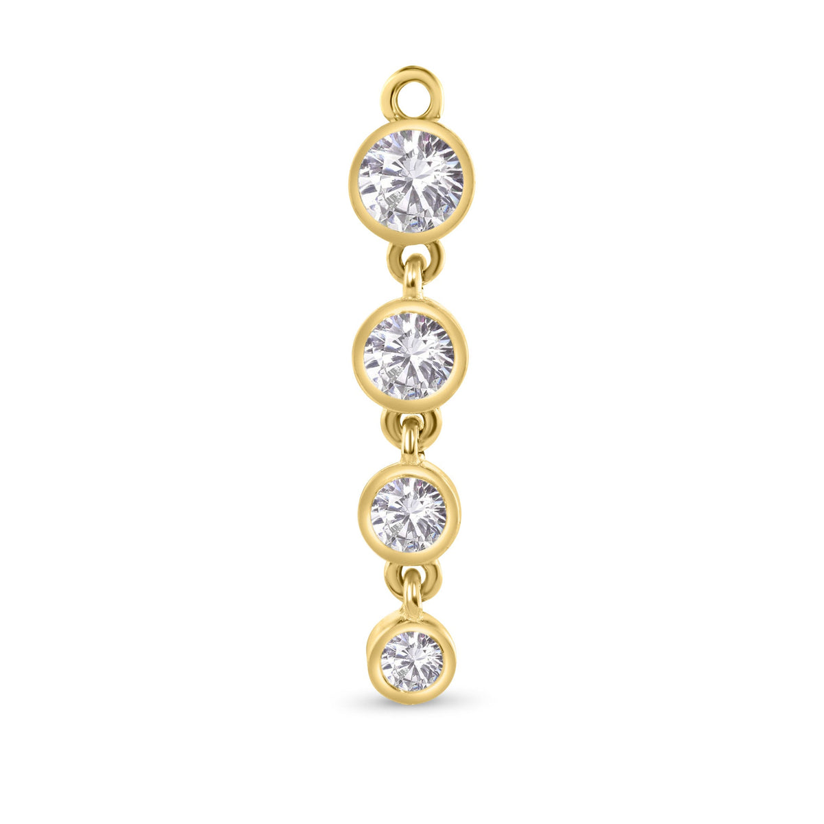 4 Bezel Charm