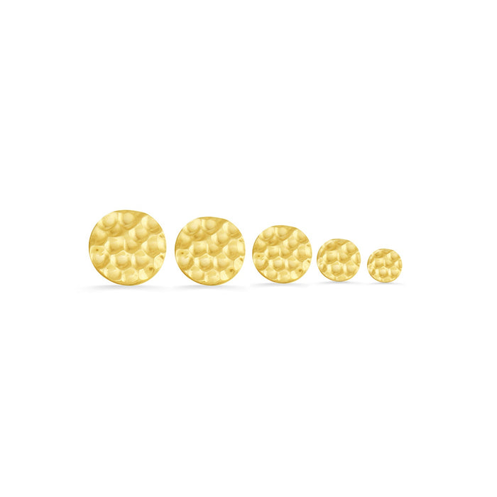 Round Disc Hammered End