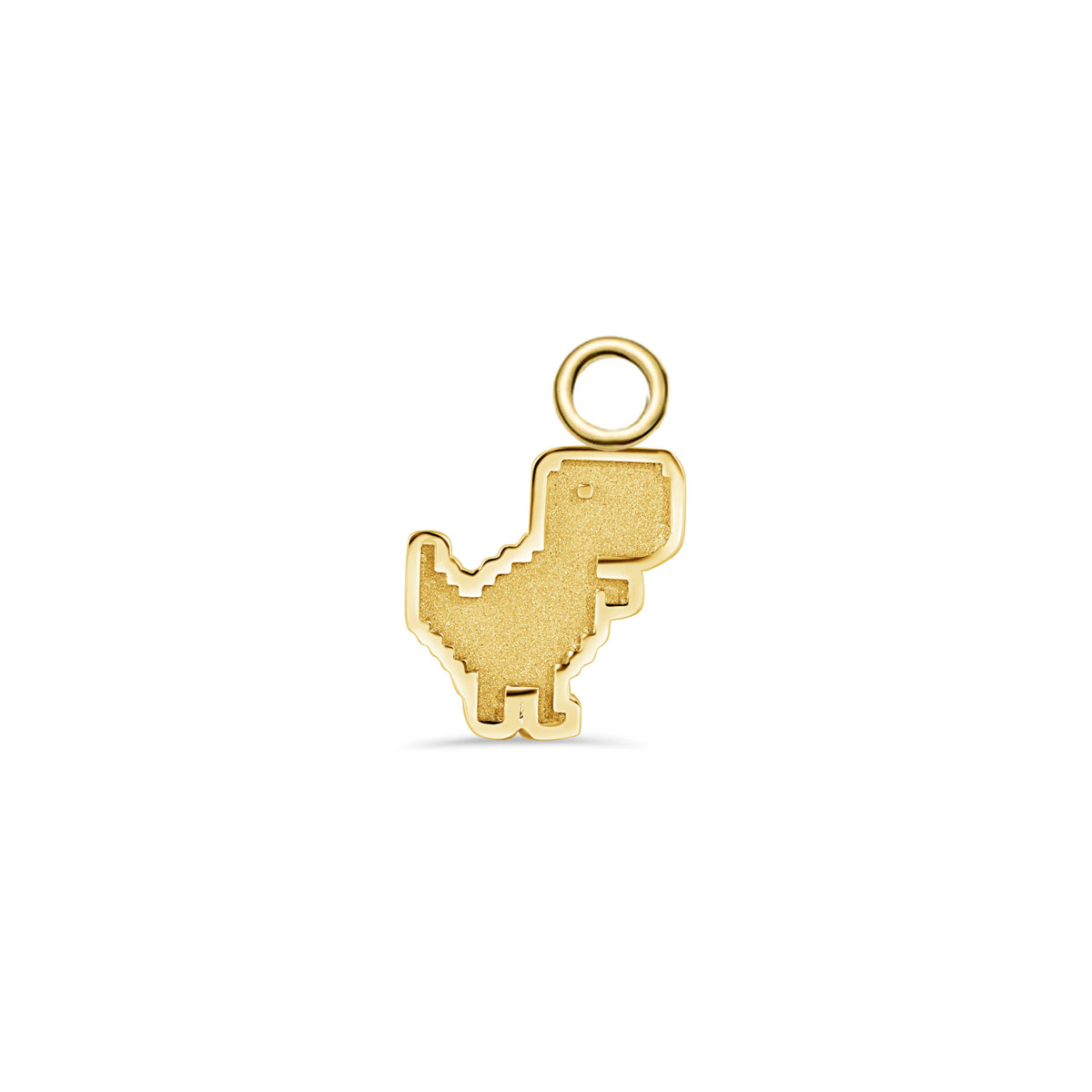 Pixel Dinosaur Charm