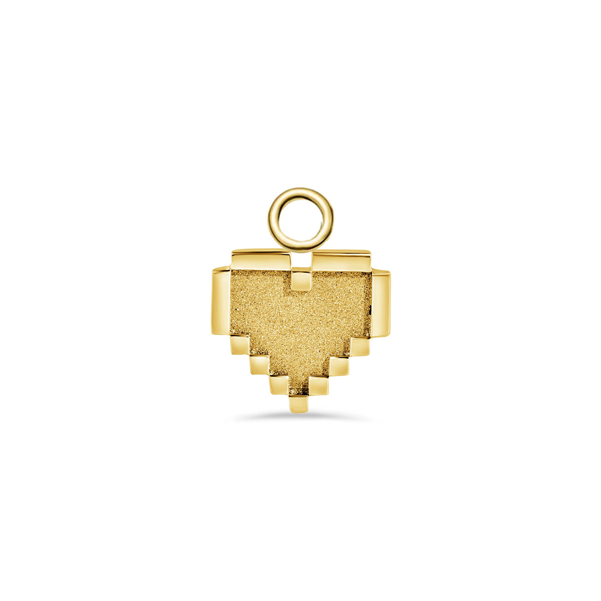 Pixel Heart Charms