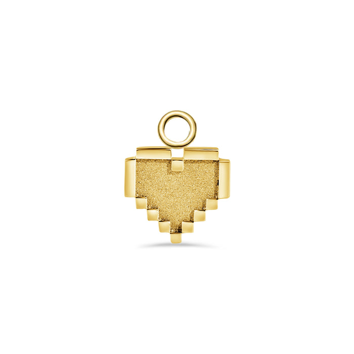 Pixel Heart Charms