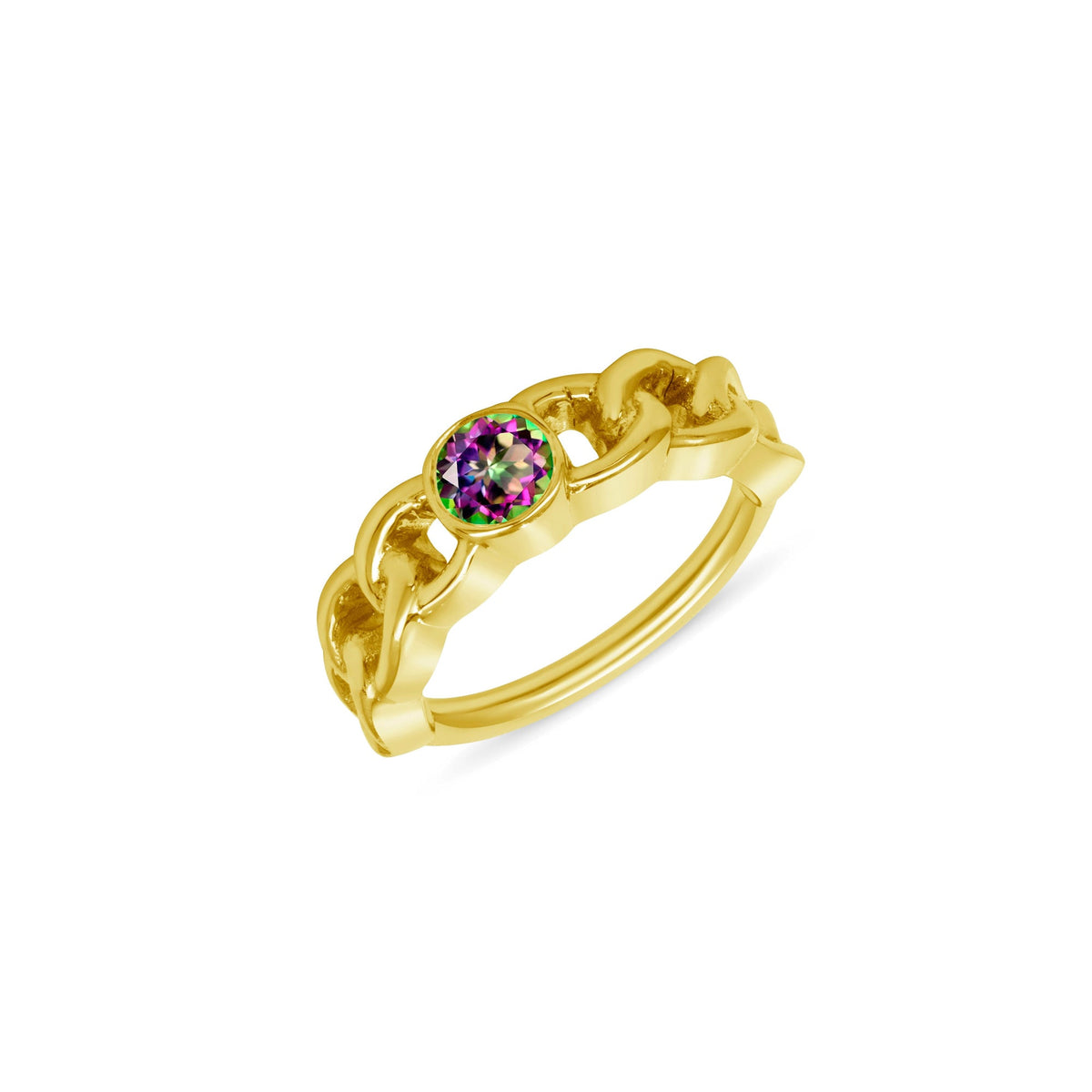 Curb Bezel Seamless Ring