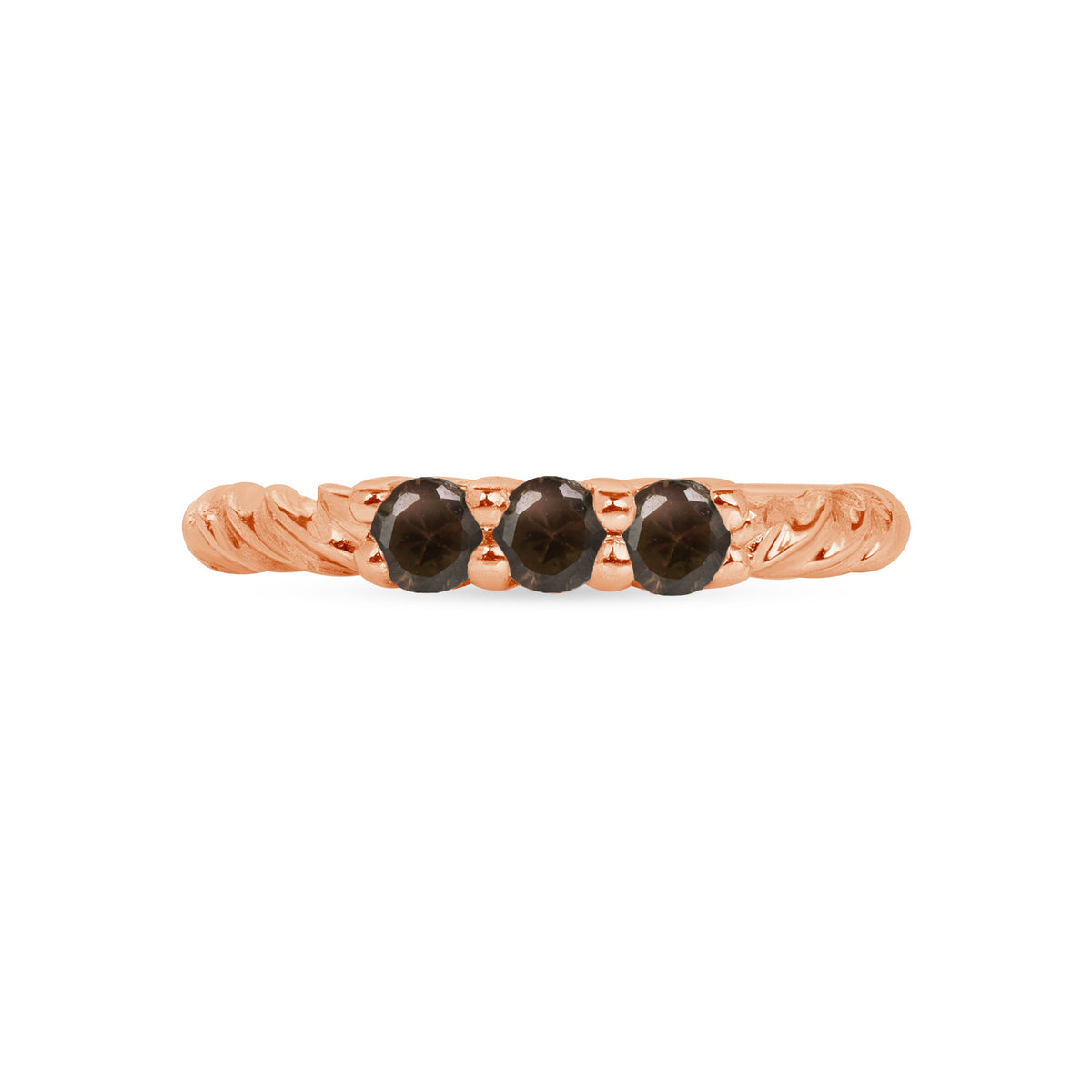 3 Prong Filigree Seamless Ring