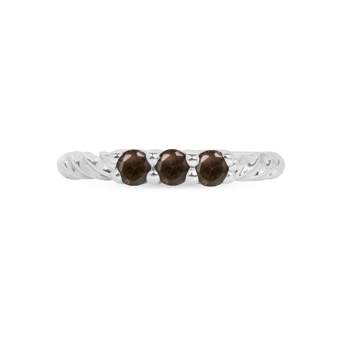 3 Prong Filigree Seamless Ring