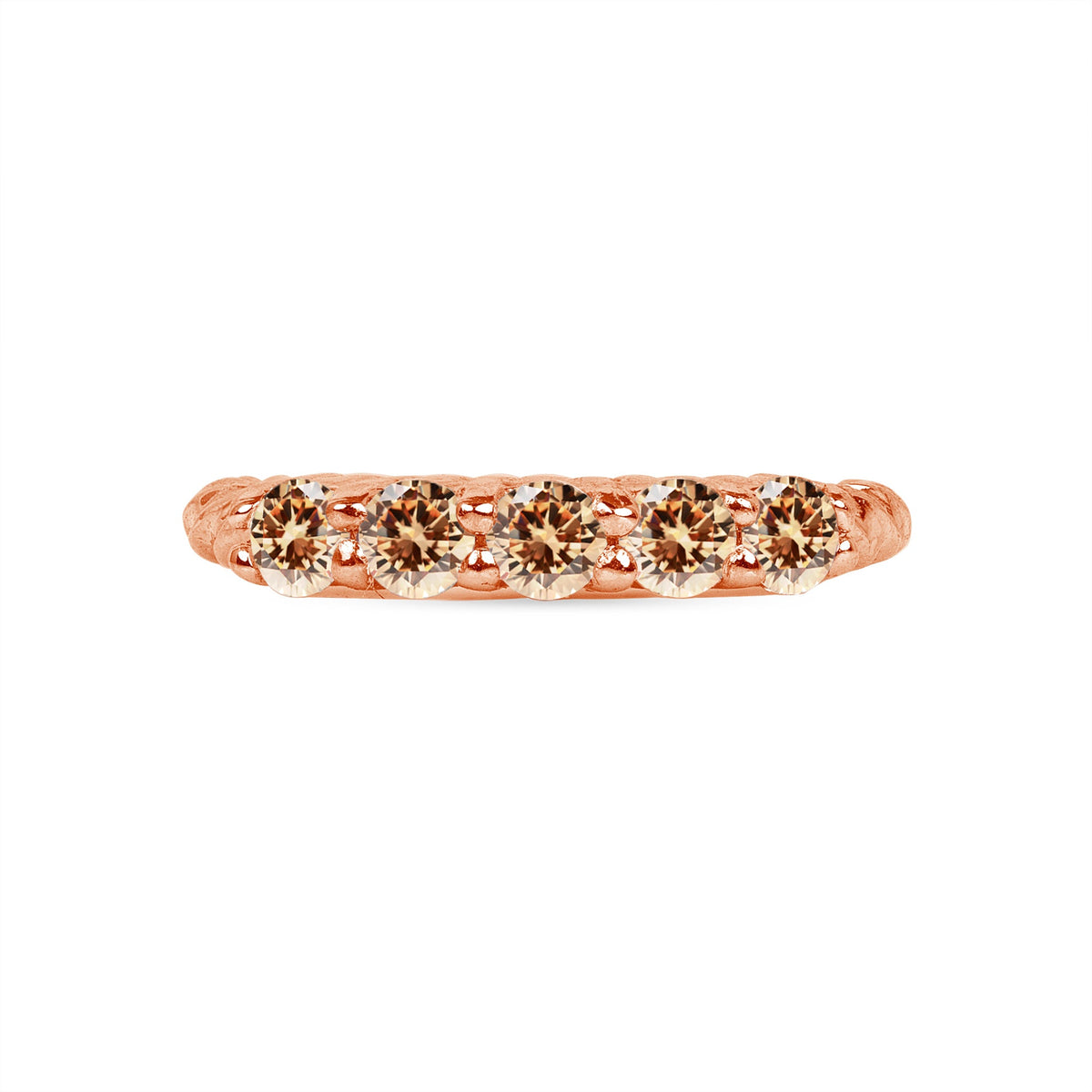 5 Prong Filigree Seamless Ring